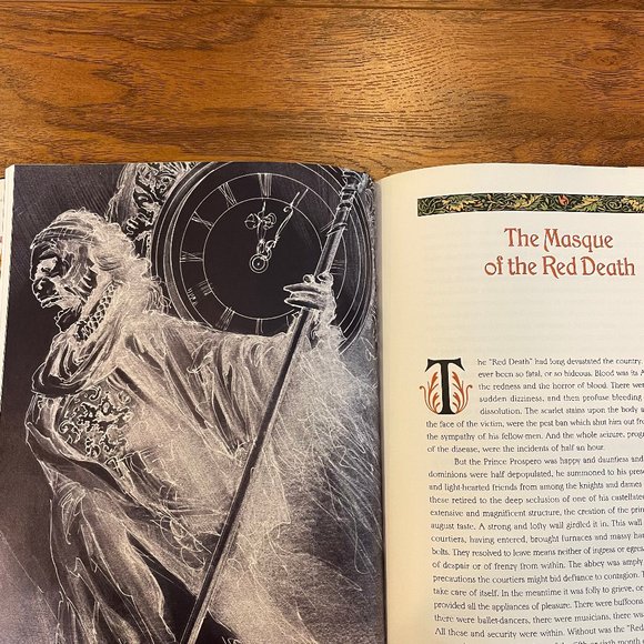 Edgar Allan Poe, Selected Poems and Some Illustrations Hardcover - Picture 2 of 3